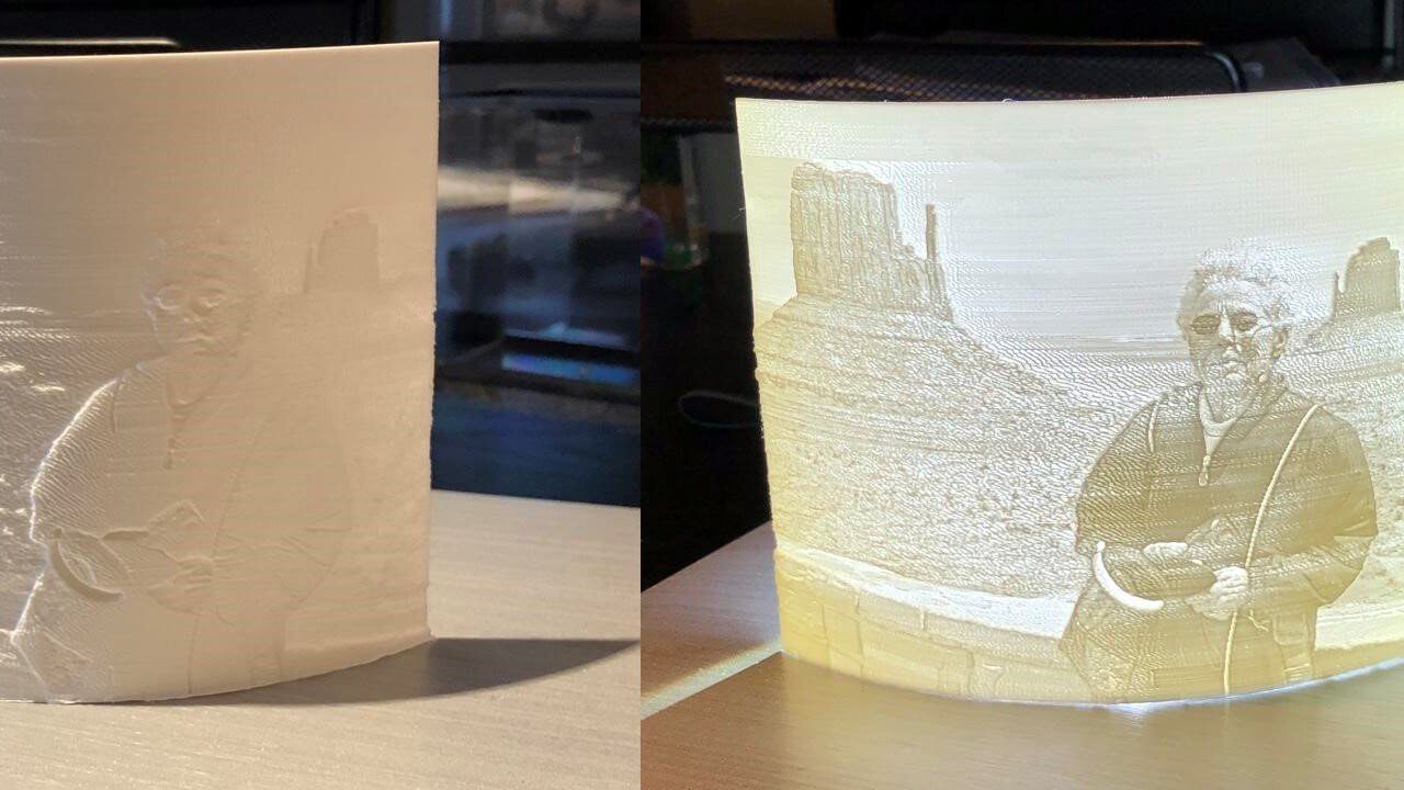 3D printed Lithophanes