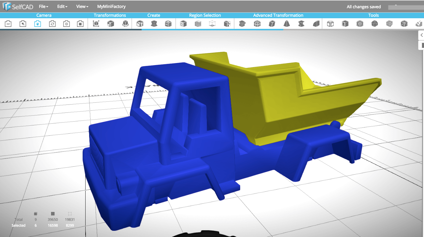 Architectural design being designed in SelfCAD Software