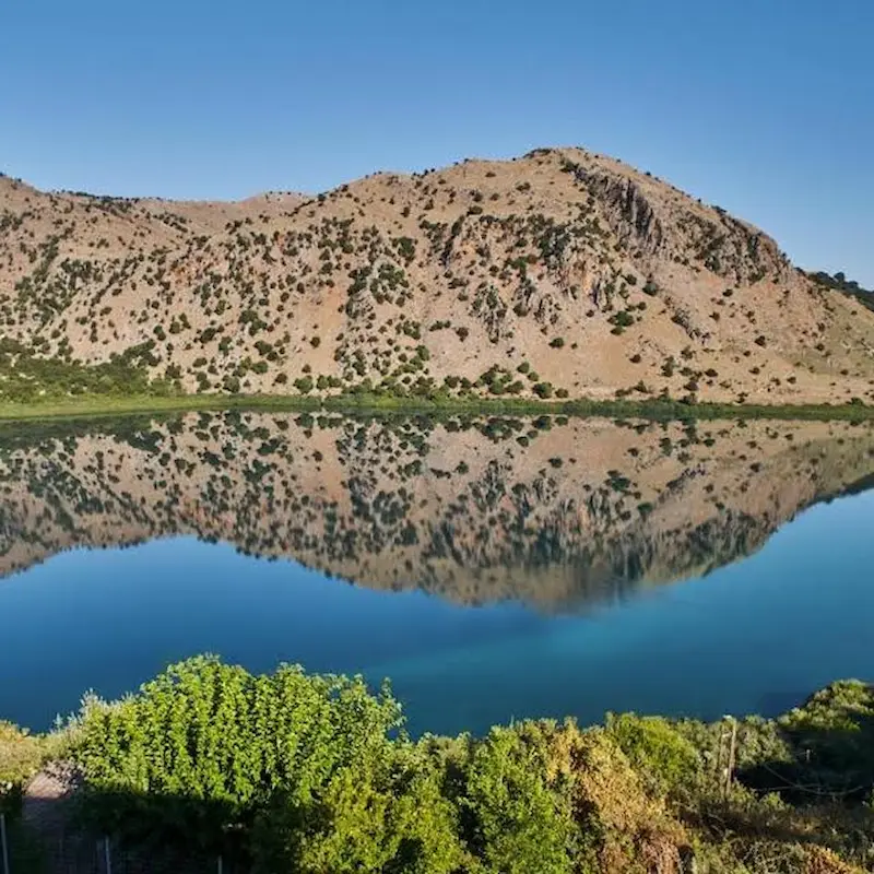 Lake View Suites overlooking Lake Kournas